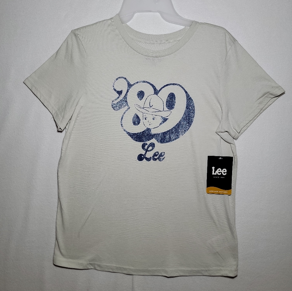 LEE Durable Denim goods since '89 MEN T-SHIRT Vintage style Size Medium NWT.